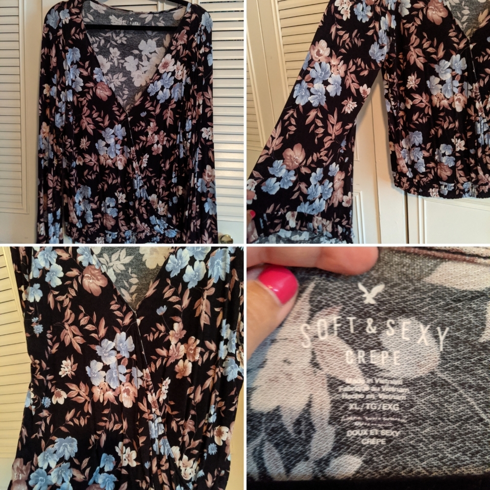 Floral boho shirt